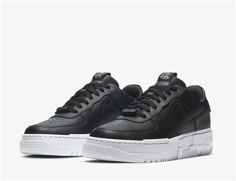 nike air force pixel zwart|Nike Air Force 1 black and white.